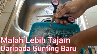 CARA MENAJAMKAN GUNTING TUMPUL