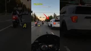 Rider Leaves His Friends To The Cops