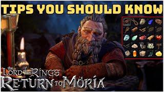 Tips & Tricks The Game Doesnt Tell You  Lord of The Rings Return to Moria