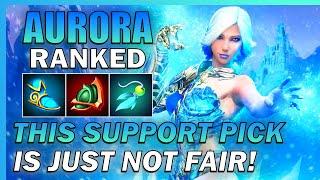 The crimes you can commit with AURORA SUPPORT are RIDICULOUS - Predecessor Ranked Gameplay