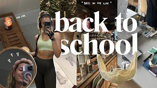 BACK TO DENTAL SCHOOL 🩺 re-building a routine workout girls night & selfcare