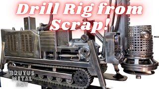 How to make this Drill Rig from scrap