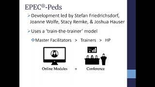 Enhanced Train-the-Trainer Model for Delivering Pediatric Palliative Care Education