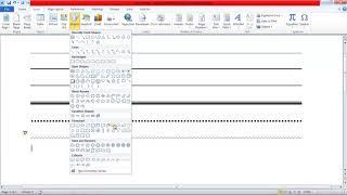 Cara Membuat Garis Di Microsoft Word