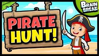 Going on a Pirate Hunt  Brain Break  Bear Hunt  Brain Breaks for Kids  Danny Go Noodle