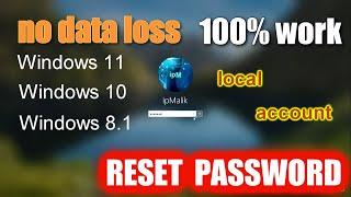 How To Reset Forgotten Password In Windows 11 10 8.1 ️Without Losing Data️Without programs2023