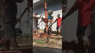 Bor sumur kesing 4 inchi dengan Pompa sub mersible 1hp