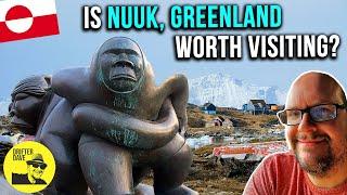 THEY EAT NARWHAL AND BELUGA WHALE HERE Major culture shock in Nuuk Greenland #arctic #inuit