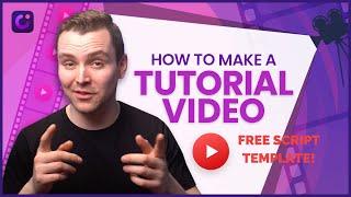 How to Make a TUTORIAL Video in MinutesFREE Template