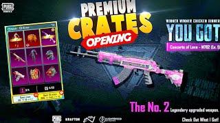 PREMIUM CRATES OPENING  FREE UPGRADABLE M762 SKIN  PUBGM