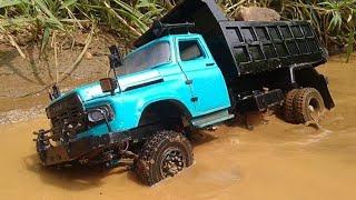 dump truck buaya gagal kirim batu. bos langsung marah. versi miniatur