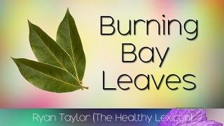 Burning Bay Leaves