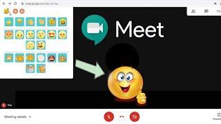 How to add emoji extension  emoji keyboard  Google meet ⏩