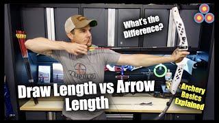 Archery Basics Explained  Draw Length vs. Arrow Length