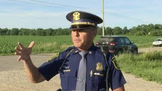 Police hold press conference after deputy shot in Hillsdale County