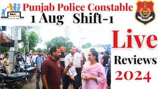 Constable Exam Analysis 1 August 2024 Shift 1