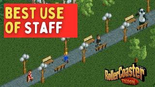 Managing Staff In Rollercoaster Tycoon Classic