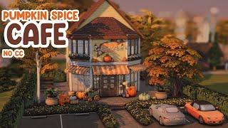 Pumpkin Spice Cafe  The Sims 4 Speed Build