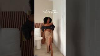 Pretty Little Thing Try On Haul #naturalhair #naturalhairstyles #fashion #grwm #prettylittlething