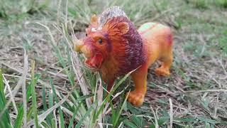 Menemukan mainan singa dinosaurus kepiting unicorn ikan anjing gajah..Part1