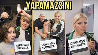 KUZEYİN SAÇINI KAZIYAMAZSIN  YAPAMAZSIN CHALLENGE