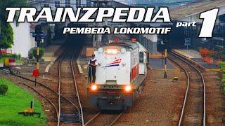 PEMBEDA LOKOMOTIF PART 1 LAMPU KABUT  TRAINZPEDIA