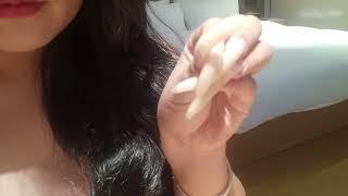 long natural fingernails