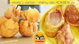 CHICKEN EGGROLL & EKADO  menu hokben ala rumahan  mudah banget bikinya