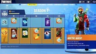 *NEW* Fortnite SEASON 7 BATTLE PASS SKINS Fortnite Battle Royale Season 7 Skin Info