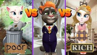 POOR GIRLFRIEND vs RICH GIRLFRIEND  My Talking Angela 2  My Tom 2