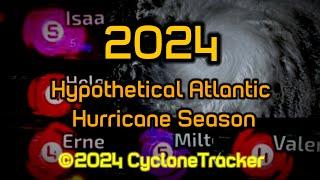 2024 Hypothetical Atlantic Hurricane Season Animation