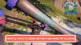 Mantle Onto A Ledge Within 3 Seconds Of Sliding  Week 4 Quests  Fortnite Chapter 3 Season 3