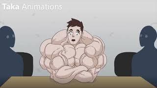 Widescreen Daydreaming Muscle Growth  -Mini Anim Series-