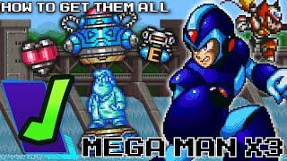 The DEFINITIVE Guide to Mega Man X3 All Items Least Backtracking