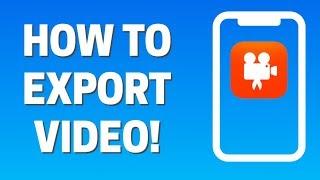 VideoShop - How To export Video