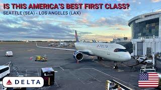 REVIEW  Delta Air Lines  Seattle SEA - Los Angeles LAX  Airbus A321neo  First Class