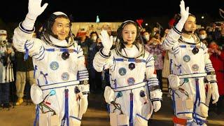 Raumstation Tiangong Start am chinesischen Raumfahrtbahnhof