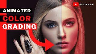 Animated COLOR GRADING in Photoshop  Photoshop tutorial by Ranish Malhan Eng  PIXcompose