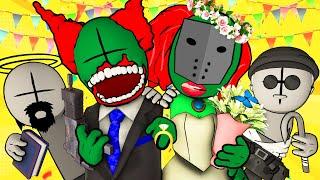 TRICKY the CLOWN found LOVE and got MARRIED MADNESS COMBAT FNF 3D Animation Friday Night Funkin