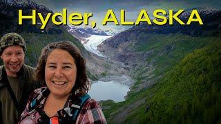 HYDER Alaska Can we make it to Salmon Glacer? We miscalculate the incoming Tide….