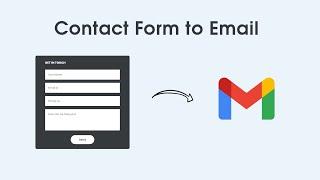 How To Make Working Contact Form With JavaScript  Receive Form Data On Email