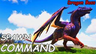 Dragon Boss ARK Spawn COMMAND  How To Summon DRAGON BOSS Ark CODE 2023