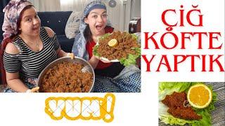 ÇİĞ KÖFTE  YAPTIK  en kolay ekonomik  #food #cigkofte #yemektarifleri #viral