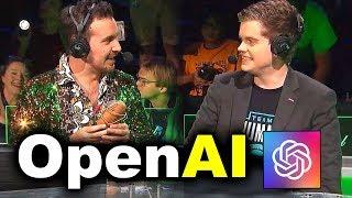 HUMANS vs OpenAI - BIG GOD vs AI - #TI8 SHOWMATCH DOTA 2