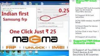 Samsung All ModelAll Country Mobile FRP UnlockMagma Tool ONE Click  Without Combination & Bypass