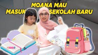 DETIK-DETIK MOANA USIA 2 TAHUN KE SEKOLAH BARU.