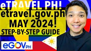  MAY 2024 LATEST STEP BY STEP GUIDE eTRAVEL GOV PH REGISTRATION TRAVEL #ninjawifi #etravel