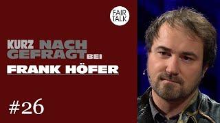 Schnell interviewt Ein Gespräch mit Frank Höfer