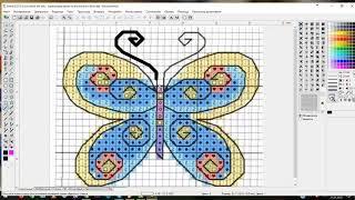 Уроки Embird Cross Stitch. Создание дизайна вышивки по готовой схеме