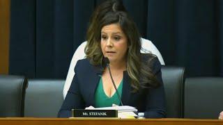 Stefanik questions Columbia University president on professor’s pro-Hamas comment